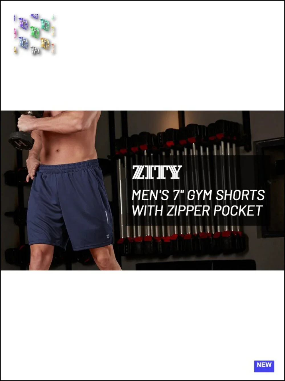 Men's Athletic Running Shorts 7